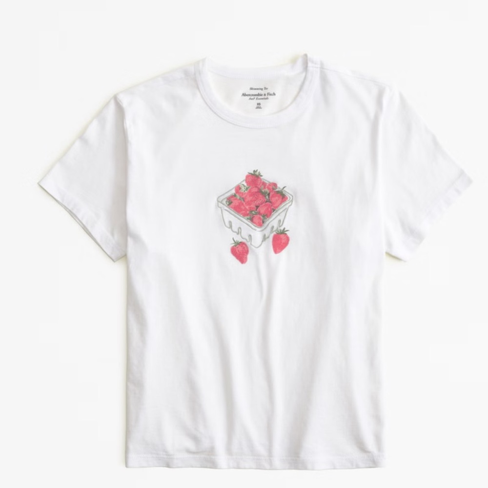SOLD OUT Abercrombie Strawberry Tee